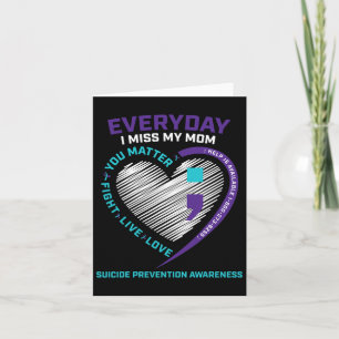 In Love Memory Mama Suizid Awareness Prevention Karte