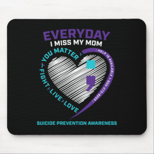 In Love Memory Mama Suizid Awareness Prevention Mousepad