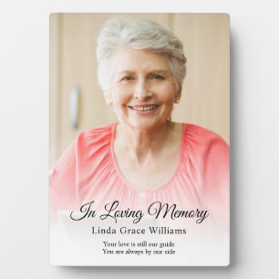 In Love Memory Memorial Family Keepake Trauer Fotoplatte