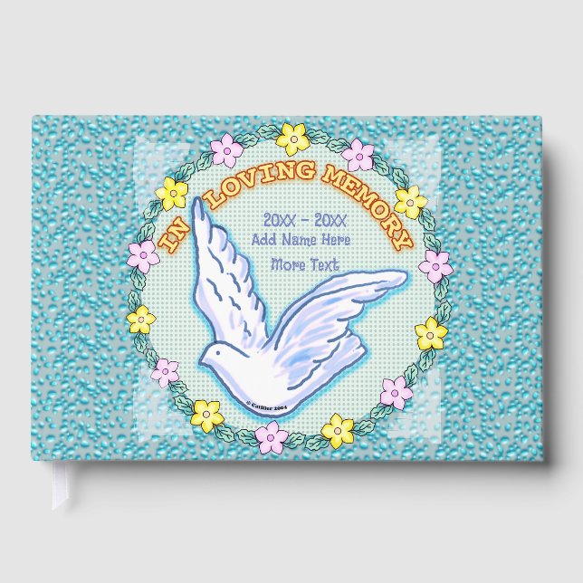 In Love Memory Memorial Gastbuch Gästebuch (Vorderseite)