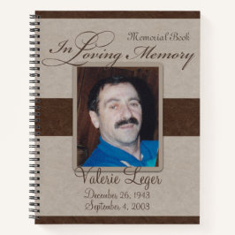 In Love Memory Memorial / Gästebuch Notizbuch