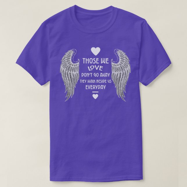 In Love Memory Memorial in Remembrance Beerdigung  T-Shirt (Design vorne)