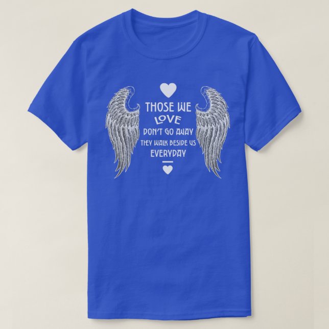 In Love Memory Memorial in Remembrance Beerdigung  T-Shirt (Design vorne)