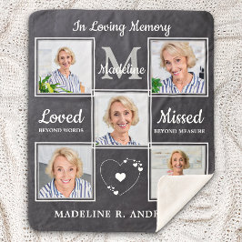 In Love Memory Memorial Keepake Foto Collage Sherpadecke