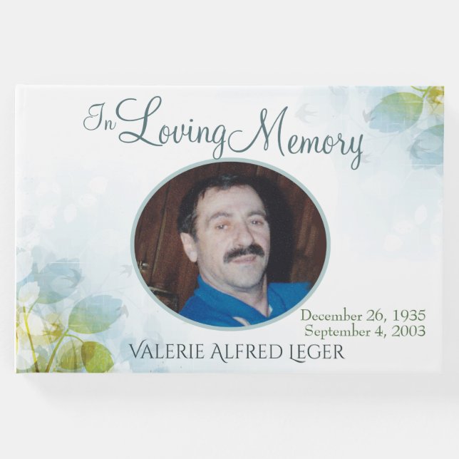 In Love Memory Memorial Keepake Gästebuch (Vorderseite)