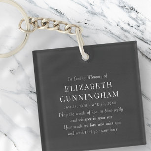 In Love Memory Memorial Modern Simple Schlüsselanhänger