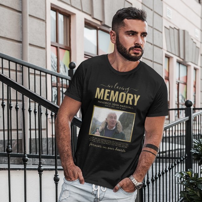 In Love Memory Memorial Picture T-Shirt (Von Creator hochgeladen)