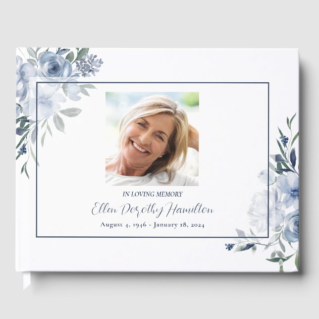 In Love Memory Memorial Service Gästebuch (Vorderseite)