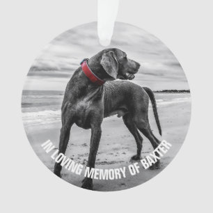 In Love Memory Memorial zum Foto halten Ornament