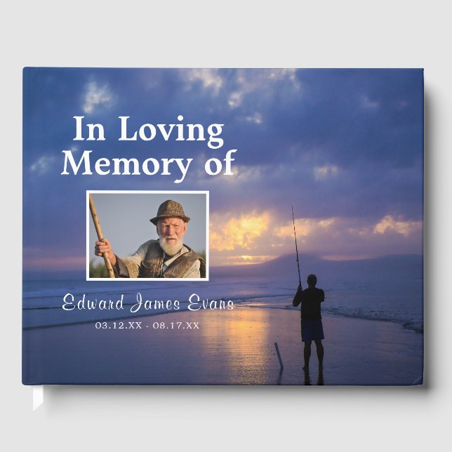 In Love Memory | Ocean Fisherman Memorial Gästebuch (Vorderseite)