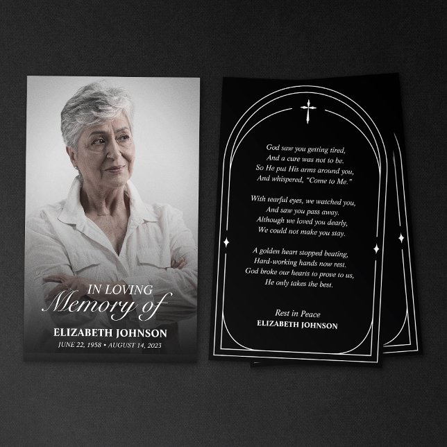 In Love Memory of Funeral Memorial Card Foto (Von Creator hochgeladen)