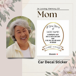 In Love Memory of Mama [ADD NAME] Car Sticker