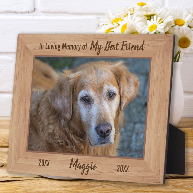 In Love Memory - Pet Hund Memorial Beileid-Foto Fotoplatte (Von Creator hochgeladen)