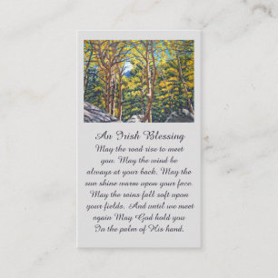 In Love Memory Picture Sympathy Card Visitenkarte