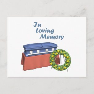 In Love Memory Postkarte