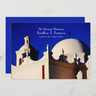 In Love Memory Service Einladung Kirche Sonnenaufg