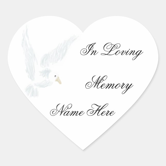 In Love Memory Sticker (Vorderseite)