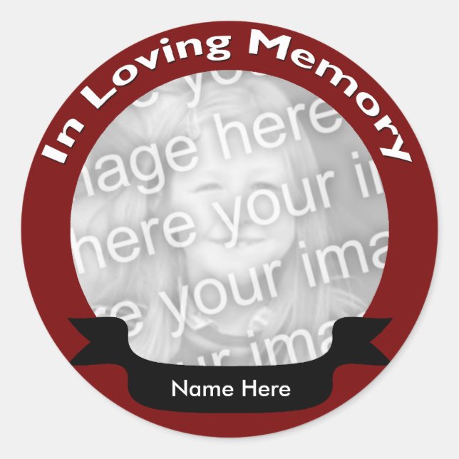 In Love Memory Sticker (Vorderseite)