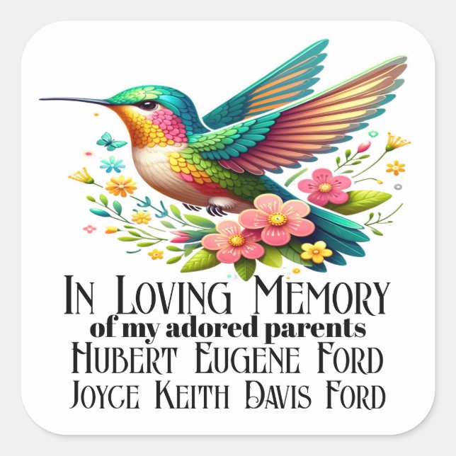 In Love Memory Sticker (Vorderseite)