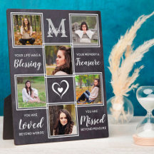 In Love Memory Unique Foto Collage Memorial