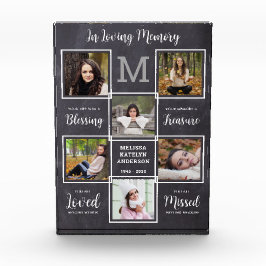 In Love Memory Unique Picture Collage Memorial Fotoblock