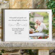 In Love Memory Vertical Foto Condolences