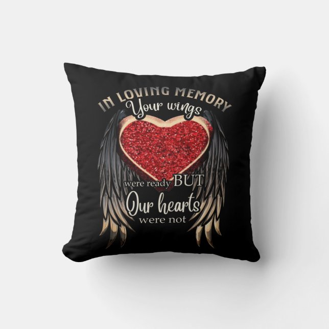 In Love Memory Wind Valentine Day Geschenk Kissen (Vorderseite)
