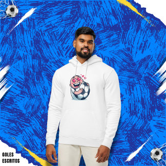 In love with the soccer ball hoodie