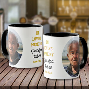 In Loving Memory 2 Foto Erinnerungsstück Schwarz u Tasse