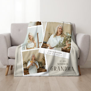 In Loving Memory 4 Foto-Momente Fleece-Decke Fleecedecke