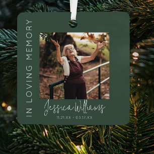 In Loving Memory   5-Foto-Collage   Gedenkfeier Ornament Aus Metall