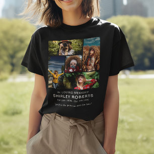 In Loving Memory 5 x Foto-Collage-Gedenkshirt T-Shirt