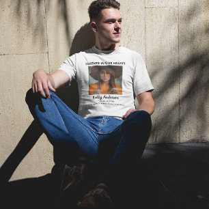 In Loving Memory 5er Foto-Collage Gedenkfeier T-Shirt