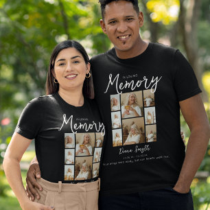In Loving Memory 8-Foto-Collage-Gedenkshirt T-Shirt