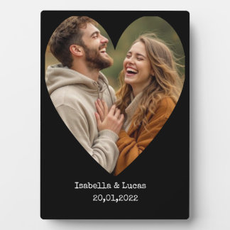 "In Loving Memory – Couple Plaque" Fotoplatte