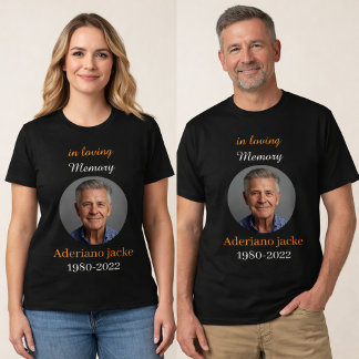 In Loving Memory Custom Photo Memorial T-Shirt