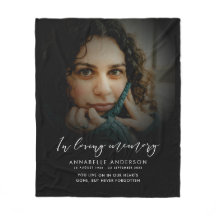 In Loving Memory Elegante Schriftzug Erinnerungsfo