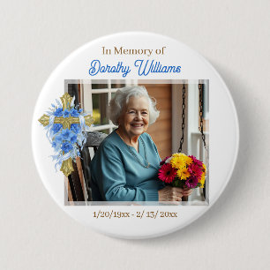In Loving Memory   Foto-Andenken Button
