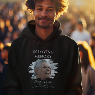 In Loving Memory Foto-Erinnerungsshirt Hoodie