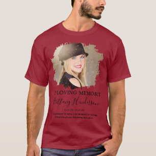 In Loving Memory   Foto-Gedenk-T-Shirt T-Shirt