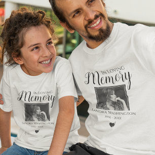 In Loving Memory Foto-Gedenkgottesdienst-T-Shirt T-Shirt
