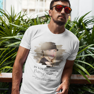 In Loving Memory Foto-Gedenkshirt Tri-Blend Shirt