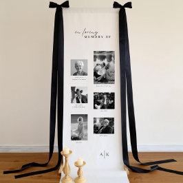 In Loving Memory Foto Hochzeitsdisplay Hochzeitsan Banner