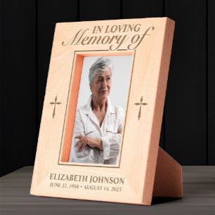 In Loving Memory Foto Holz Laser Geätzte Rahmen