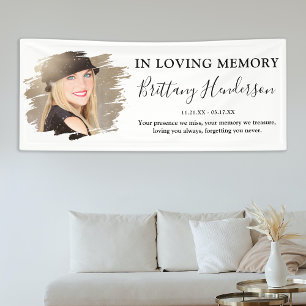 In Loving Memory Foto-Memorialbanner Banner