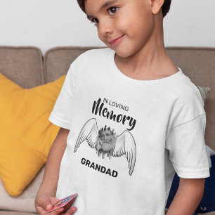 In Loving Memory Fotogedenkstätte Opa Kleinkind T-shirt