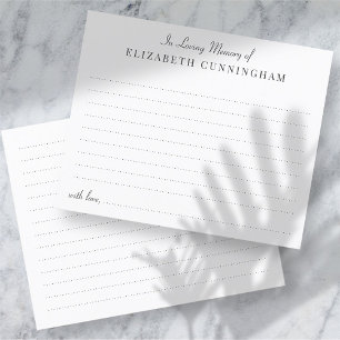 In Loving Memory Funeral Classic Share A Memory