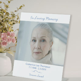 In Loving Memory Funeral Display Table Sign Sockelschild