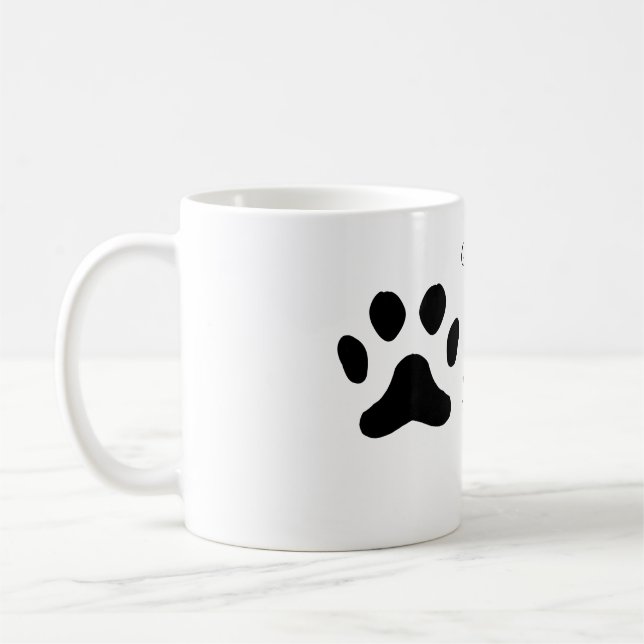 In loving memory memorial keepsake add pet name kaffeetasse (Links)