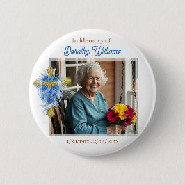 In Loving Memory | Photo Memorial Button